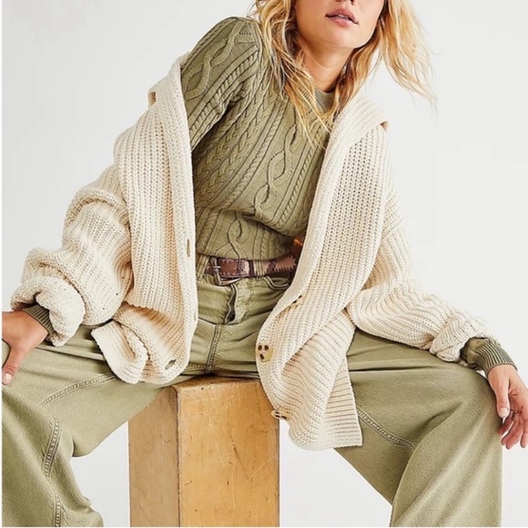 Free People Swim Too Deep Cardigan New! - Picture 4 of 16